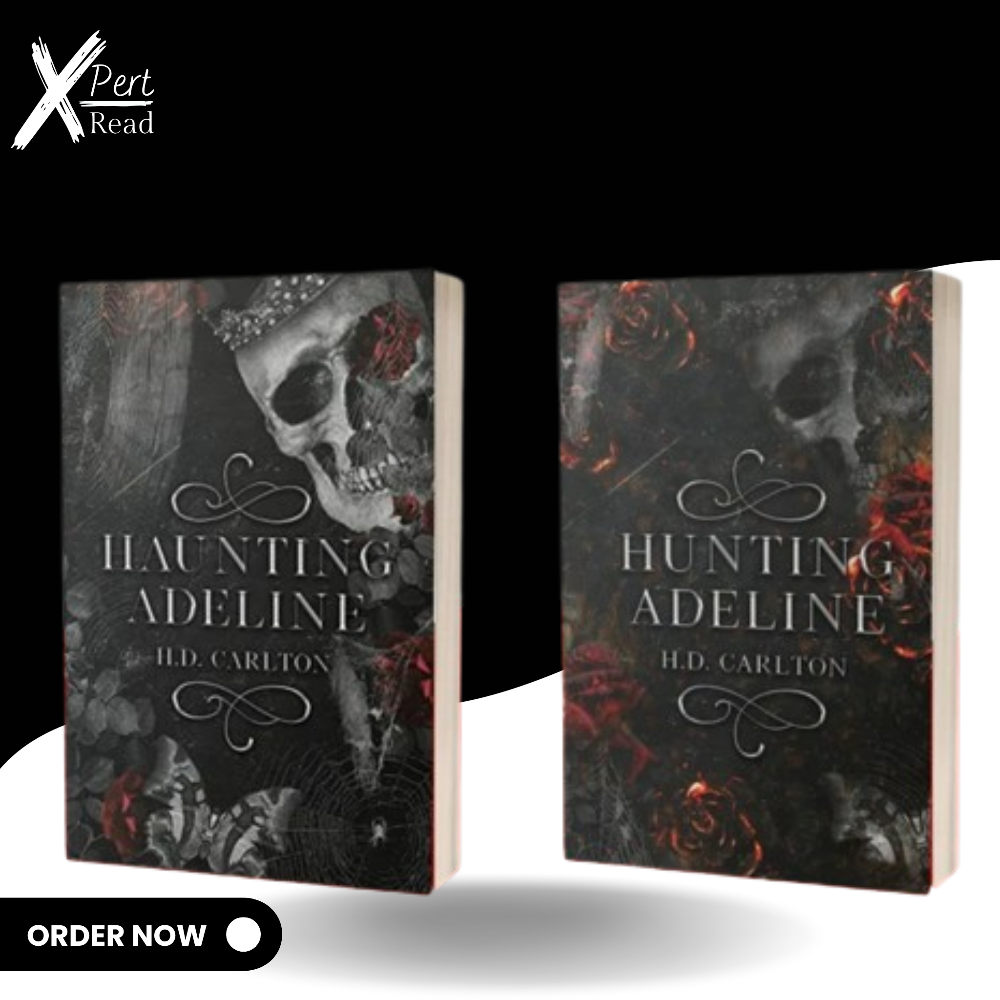 Haunting Adeline and Hunting Adeline By H. D. Carlton (Set Of 2 Books) (Cat And Mouse Series)