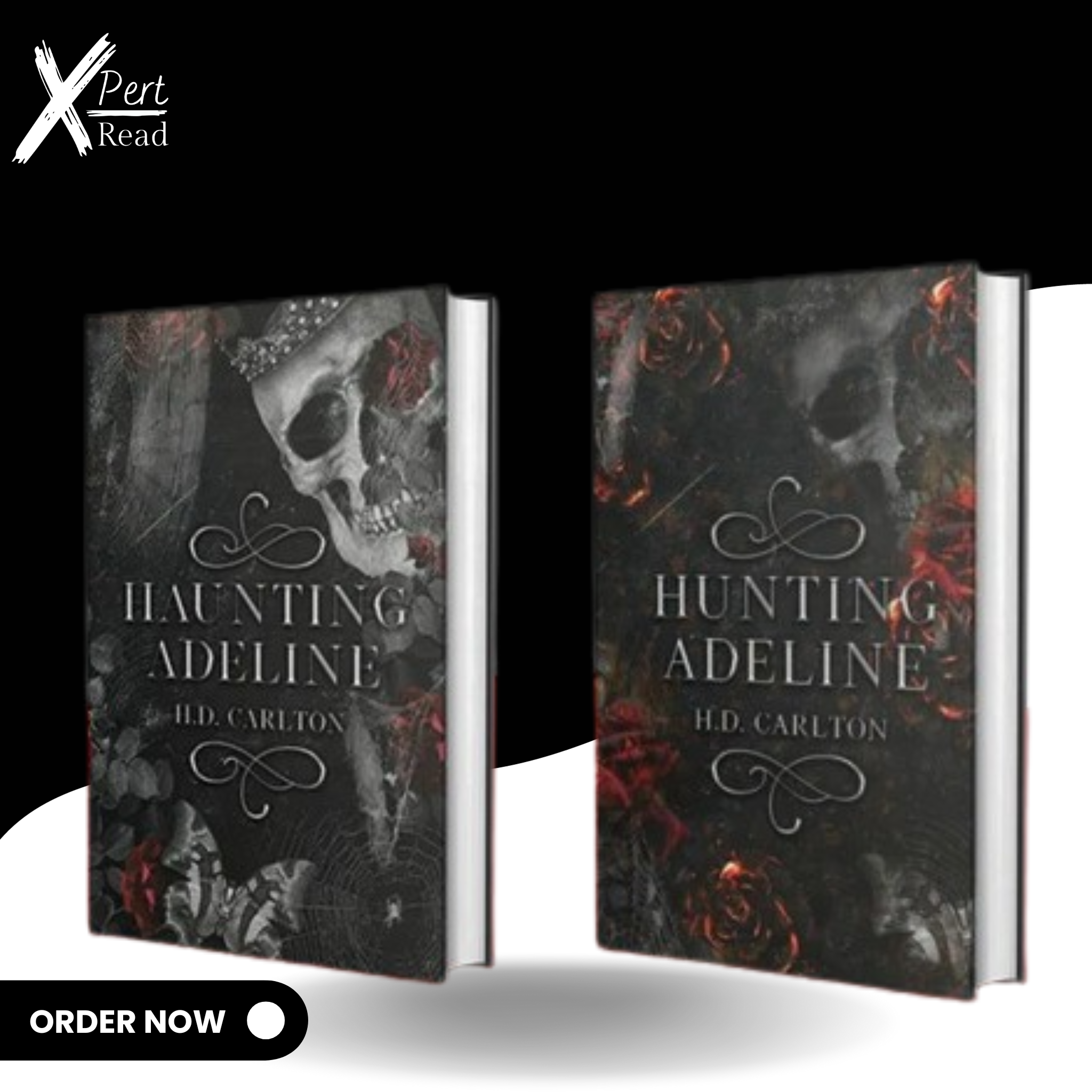 Haunting Adeline and Hunting Adeline By H. D. Carlton (2 Books) (Cat and Mouse Series) (Hardcover)