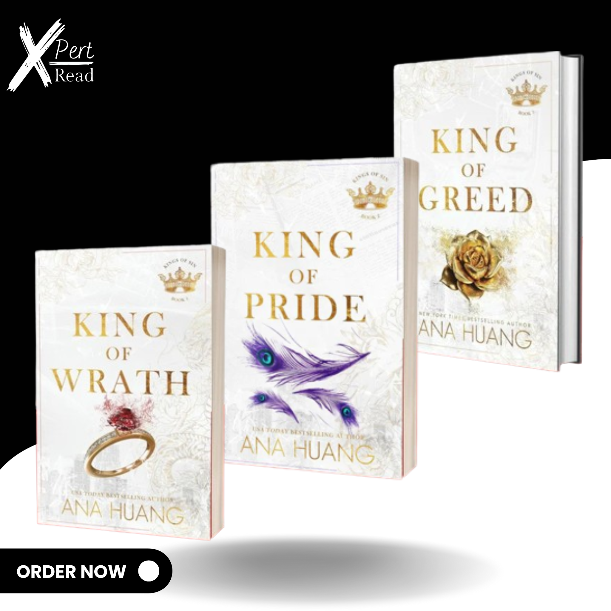 King Of Wrath, King Of Pride And King Of Greed (Kings Of Sin Series Set Of 3 Books) By ANA HUANG