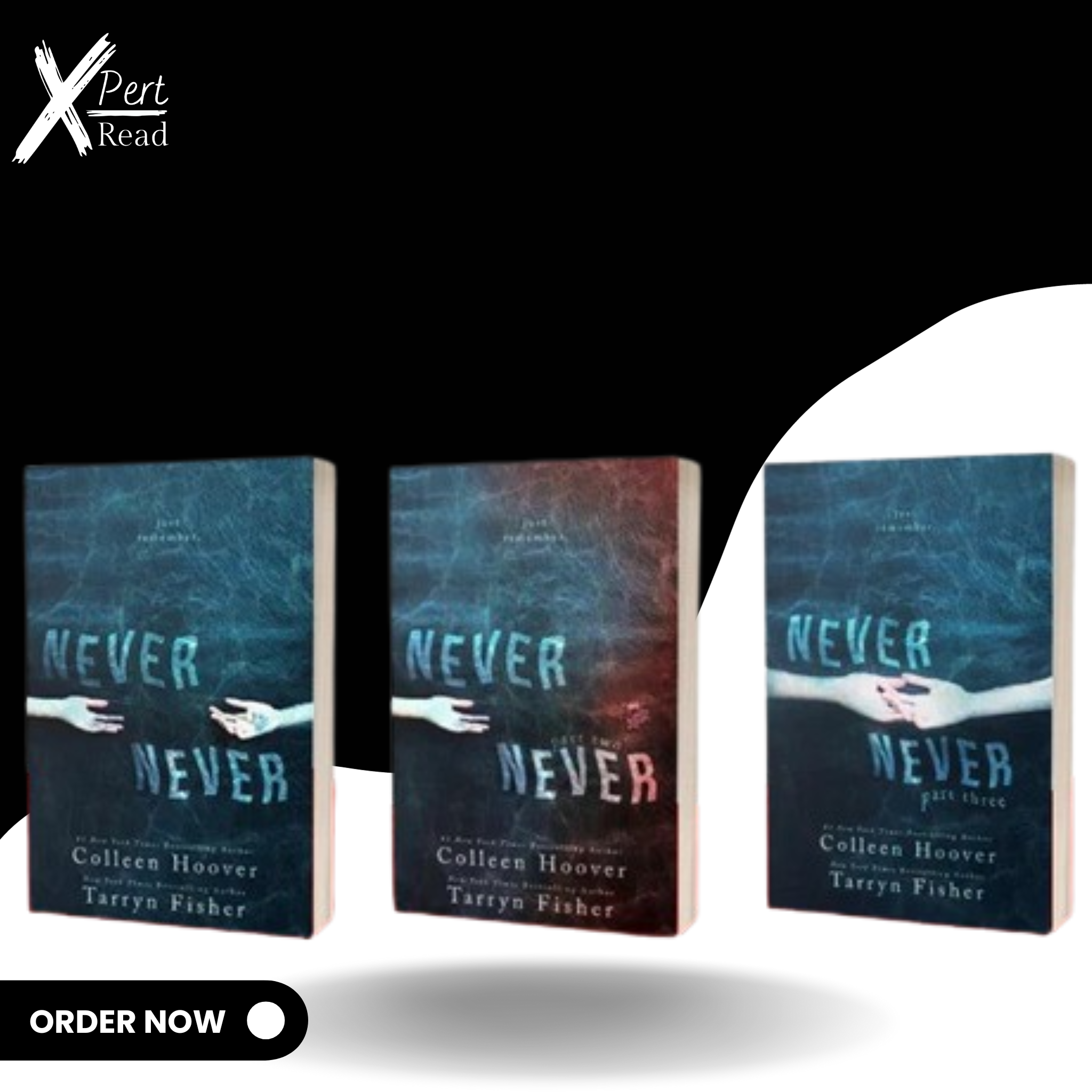 Never Never Series By Colleen Hoover (3 Books)