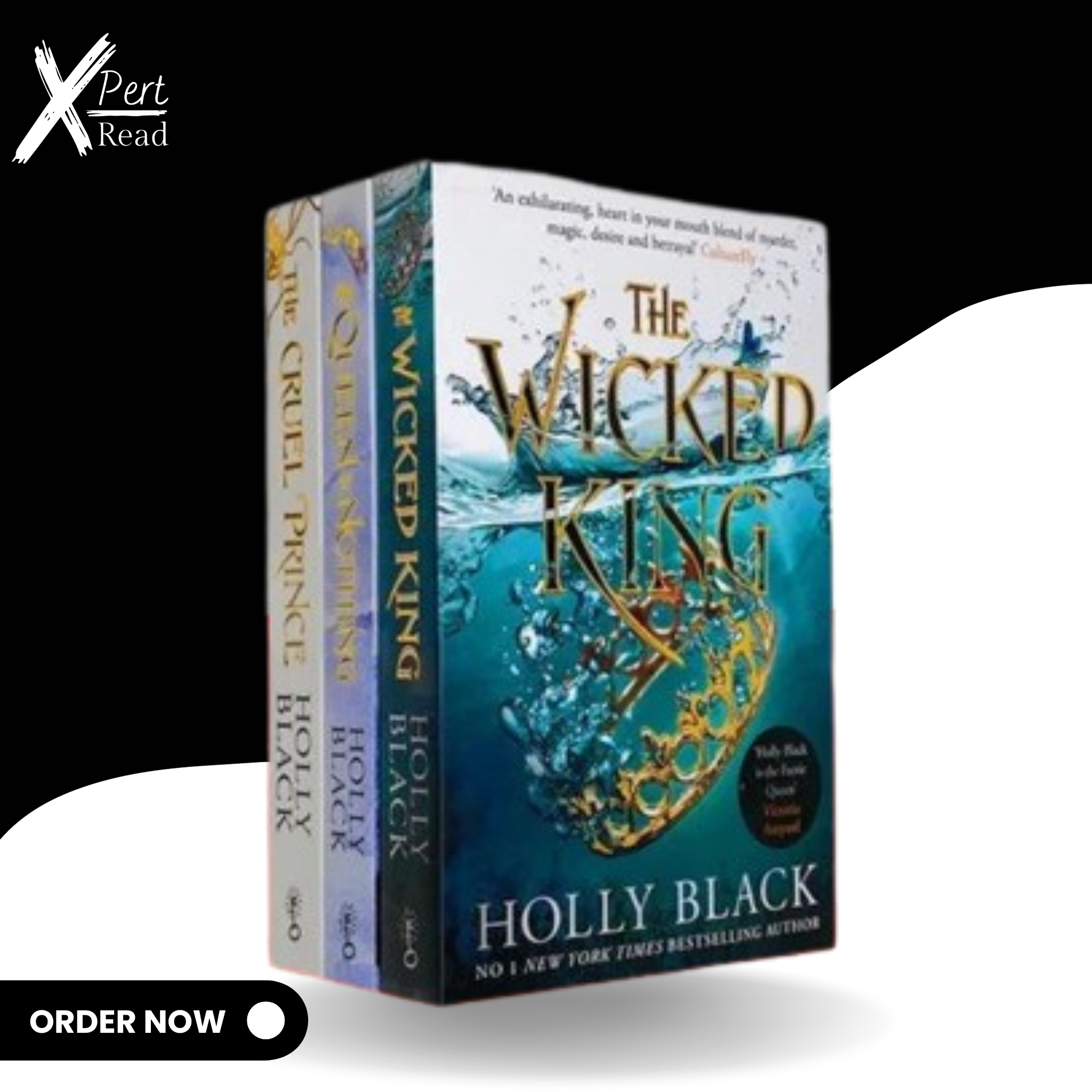 The Folk Of The Air Series (3 Books) The Cruel Prince, The Wicked King, The Queen Of Nothing By HOLLY BLAC
