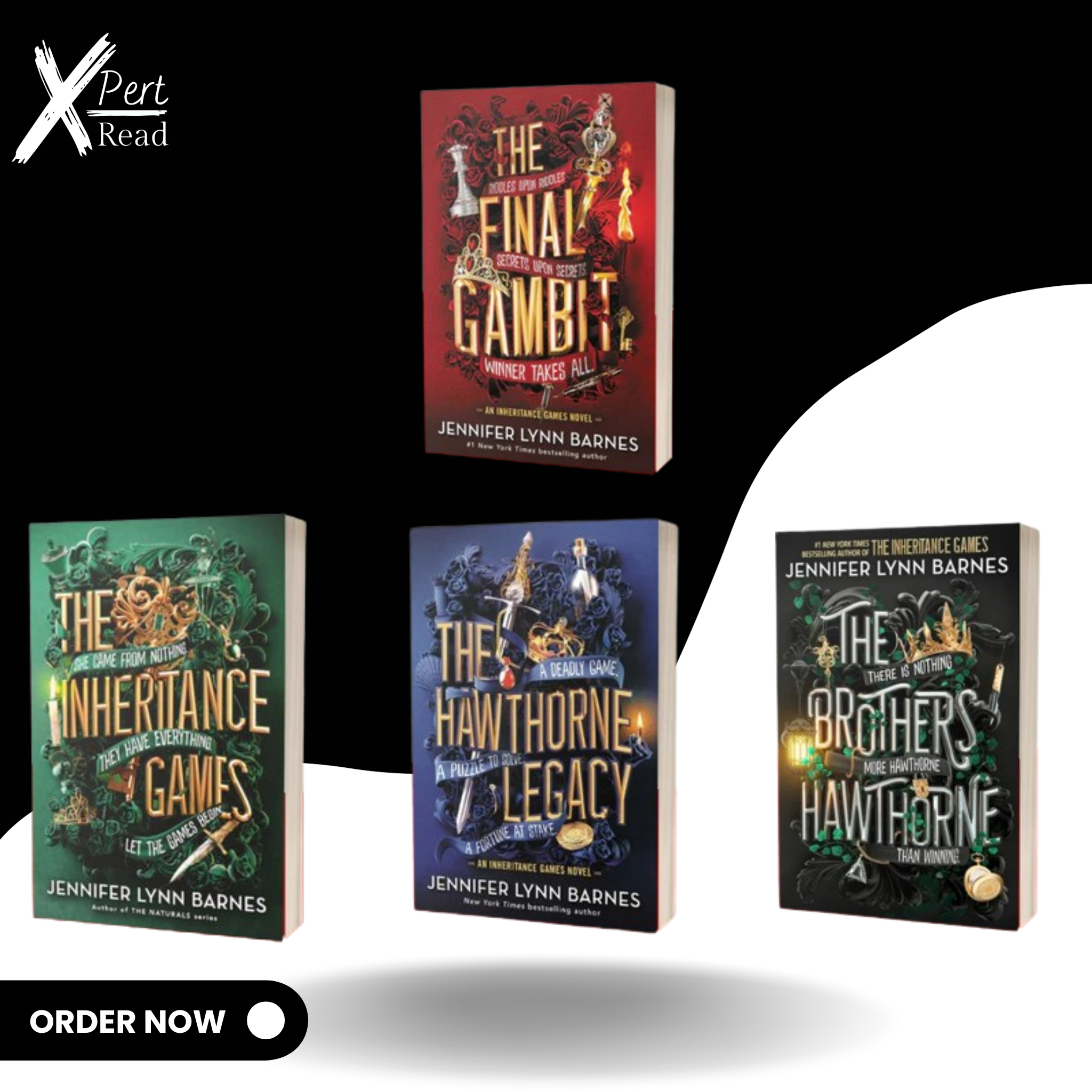 Set Of The Inheritance Games By JENNIFER LYNN BARNES (4 Books Set)